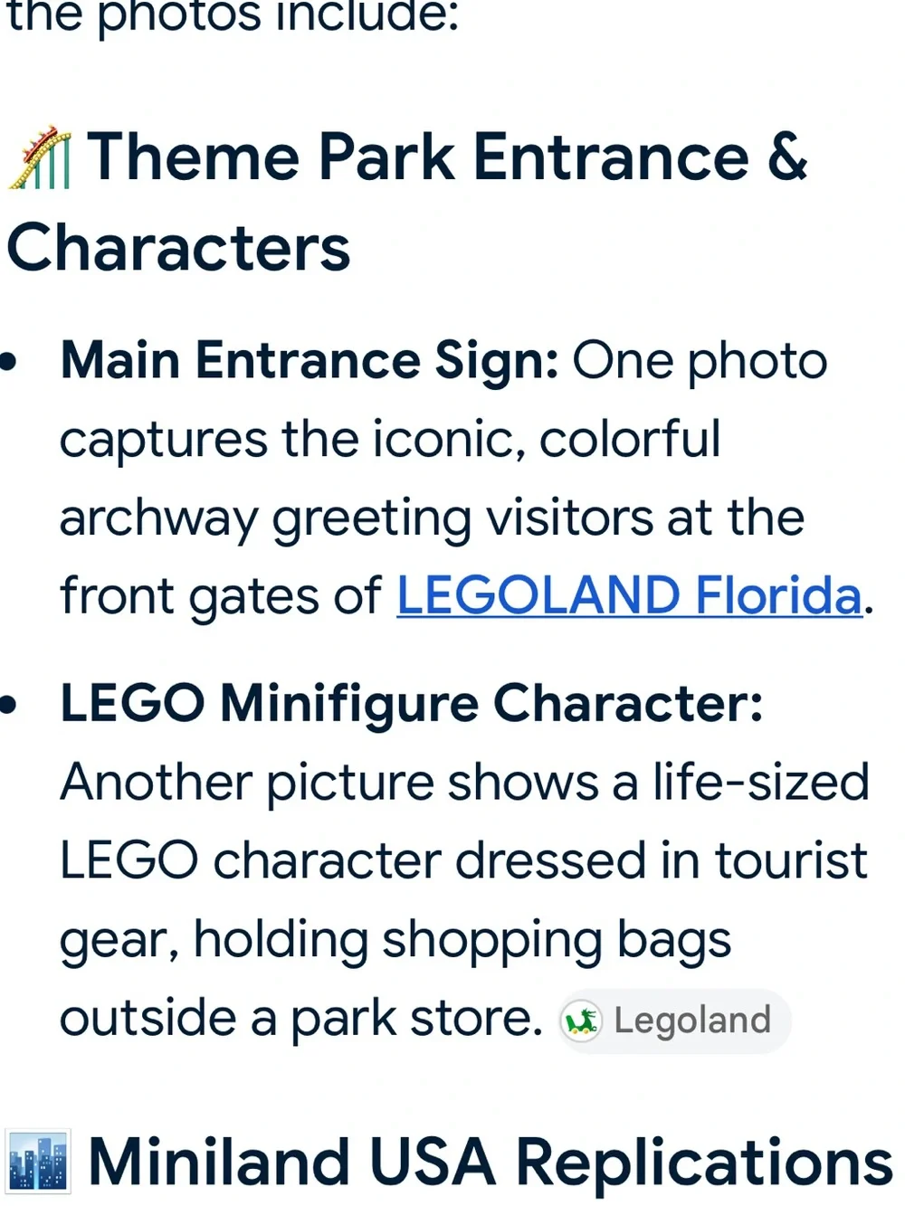 Vintage LEGOLAND Park postcards. Set of 6 unused. Great vintage condition.
